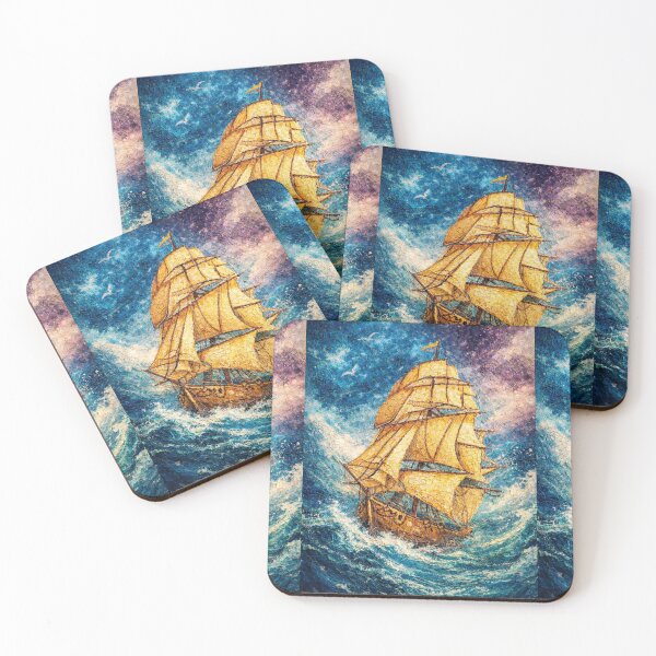 Item preview, Golden Voyage of the Eternal Tide designed and sold by Art7Dimension.