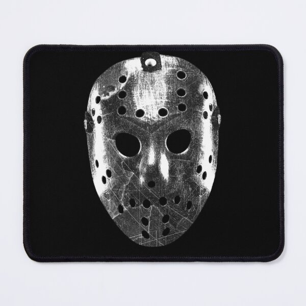 Item preview, Slasher Hockey Mask Dark Halloween Horror Black and White designed and sold by Ghoul Enterprises.