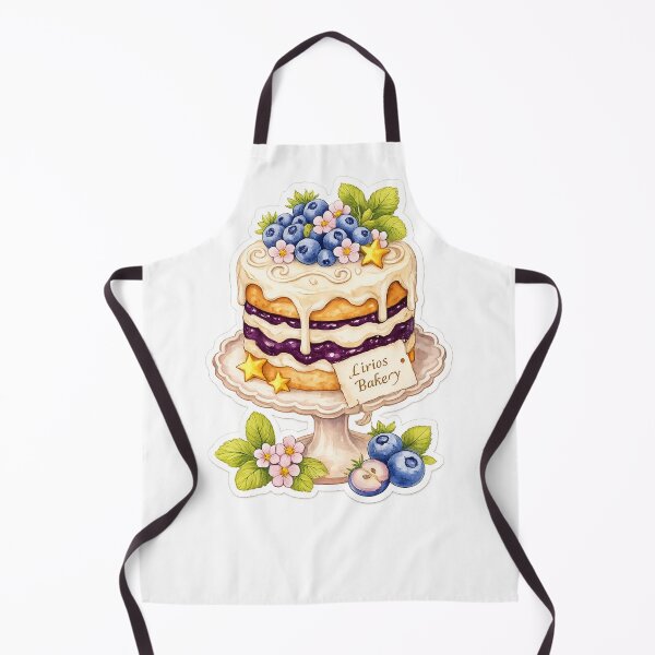 Item preview, beautiful and magical blueberry decorated cake designed and sold by LiriosLand.