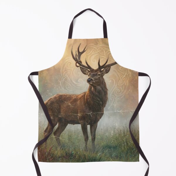 Item preview, Emerald Isle Red Deer Spirit Poster designed and sold by STTrillionTEES.