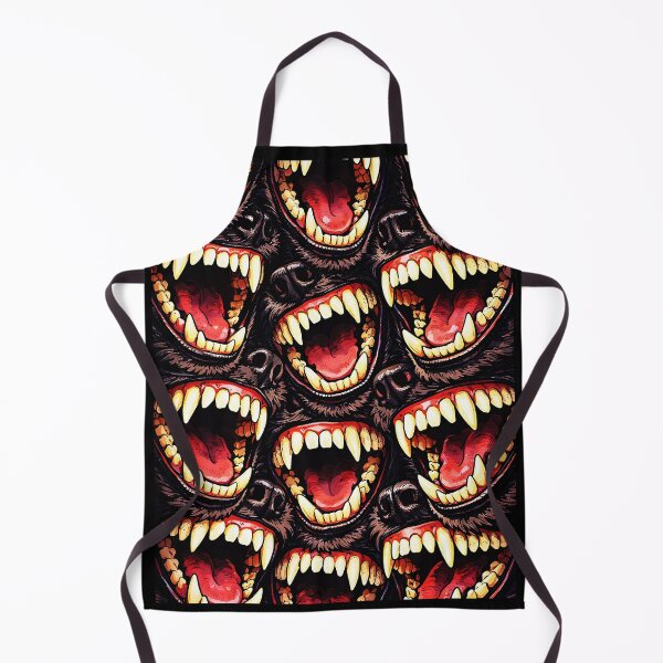 Item preview, Primal Wolf Pack Snarling Fangs Horror Pop Art designed and sold by RamyGallery.
