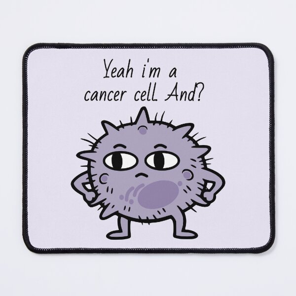 Item preview, Scruffy Cancer Cell - Cute Cells designed and sold by MicroMarket.