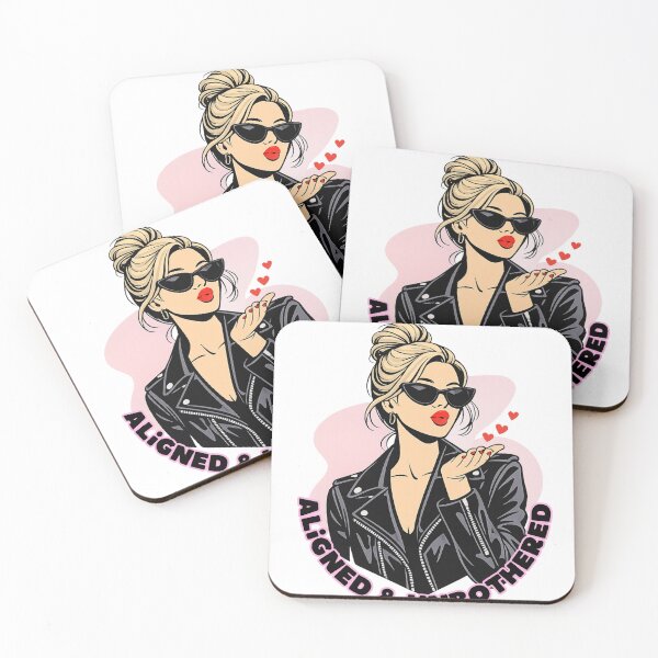 Item preview, Aligned & Unbothered – Powerful Woman, Calm Confidence Spiritual Aesthetic designed and sold by CosmicCutouts.