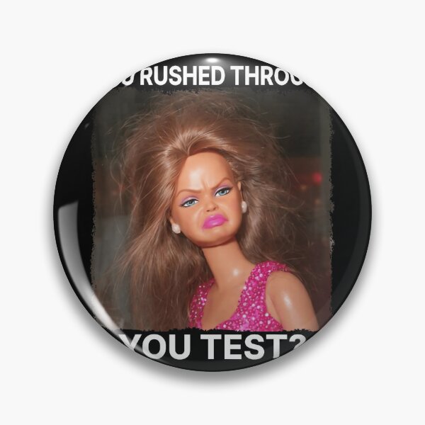 Item preview, You Rushed Through Your Test Funny Test'S Day Teacher Meme designed and sold by LouisaOReilly.