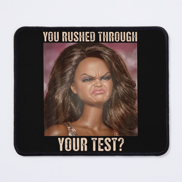 Item preview, You Rushed Through Your Test Test Day Teacher Disgusted Meme designed and sold by LouisaOReilly.