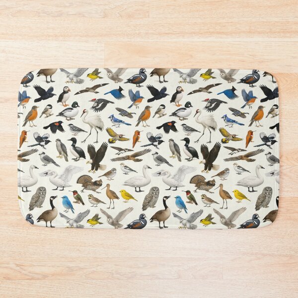 Item preview, Birds of Canada Retro Wildlife Identification Chart designed and sold by kakarikihill.