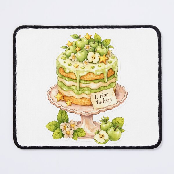 Item preview, Beautiful and magical green apple decorated cake. designed and sold by LiriosLand.