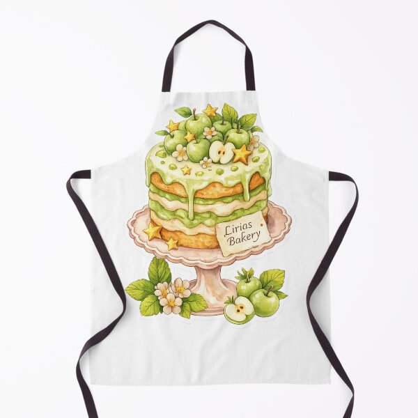Item preview, Beautiful and magical green apple decorated cake. designed and sold by LiriosLand.