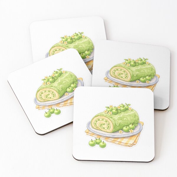 Item preview, magical and delicious green apple roll cake designed and sold by LiriosLand.