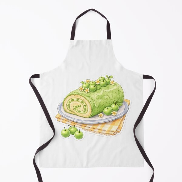 Item preview, magical and delicious green apple roll cake designed and sold by LiriosLand.
