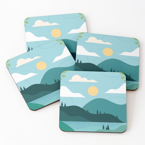 Item preview, Mountain Lake Landscape designed and sold by DesignDriftArt.