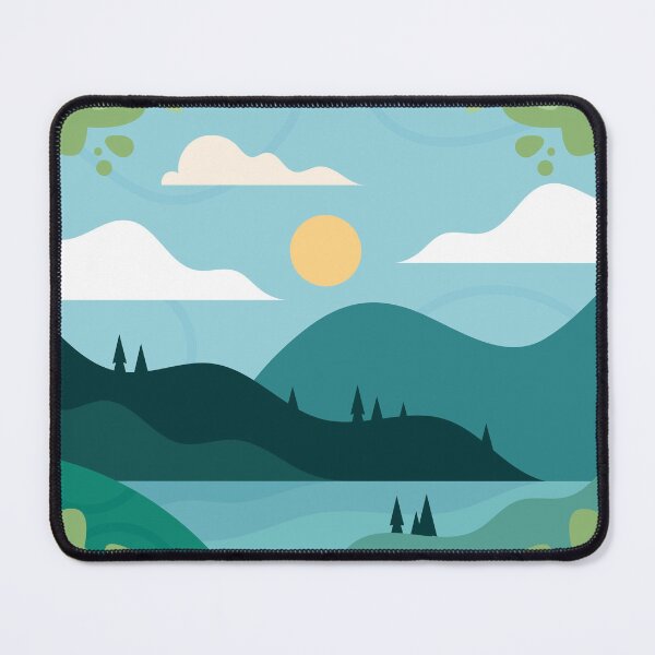 Item preview, Mountain Lake Landscape designed and sold by DesignDriftArt.