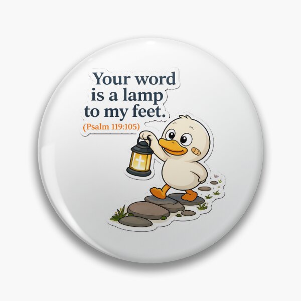 Item preview, Your Word Is a Lamp Psalm 119 105 Christian Sticker designed and sold by Faithlines.