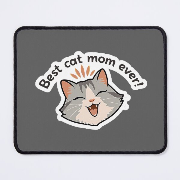 Item preview, Best cat mom ever! Mother's day card designed and sold by MendaciousMina.