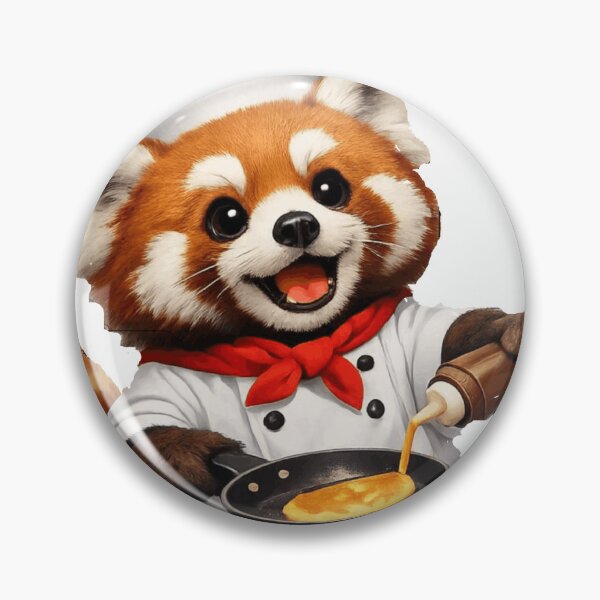 Item preview, Flippin Good Red Panda Chef designed and sold by Northern Glow Art.