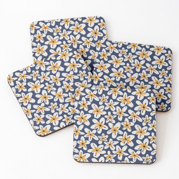 Item preview, Simple Flowers Navy designed and sold by Red Moon Rising.