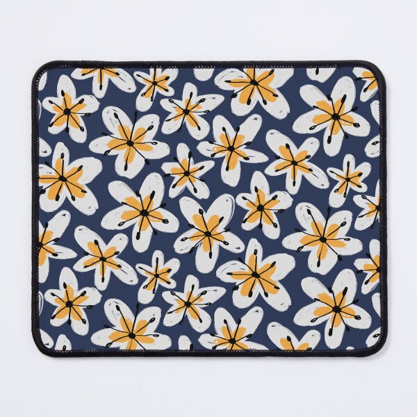 Item preview, Simple Flowers Navy designed and sold by Red Moon Rising.