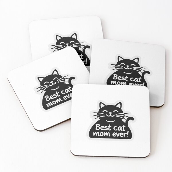 Item preview, Best cat mom ever! Mother's day card designed and sold by MendaciousMina.