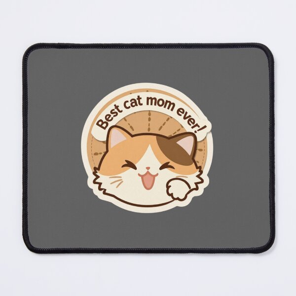 Item preview, Best cat mom ever! Mother's day card designed and sold by MendaciousMina.