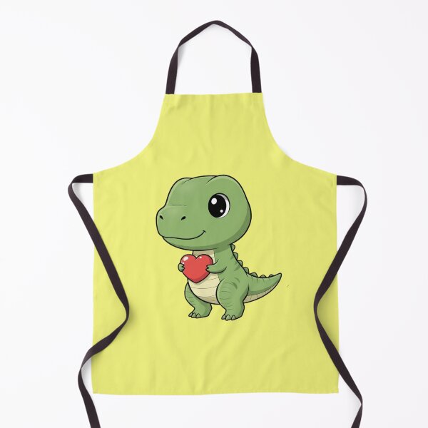 Item preview, Adorable Kawaii Baby T Rex Dinosaur Holding a Red Heart for Valentines and Love designed and sold by bvdesignart.