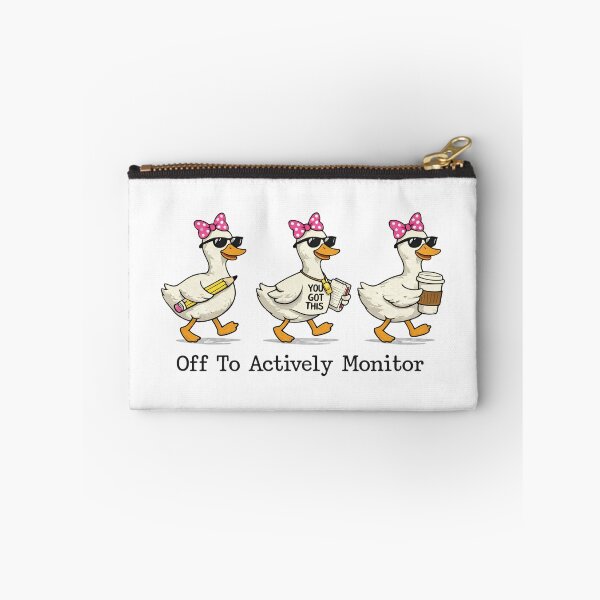 Item preview, Off to Actively Monitor Test Day Teacher Testing Day Goose  designed and sold by first-shirt ⭐ ⭐ ⭐ ⭐ ⭐.