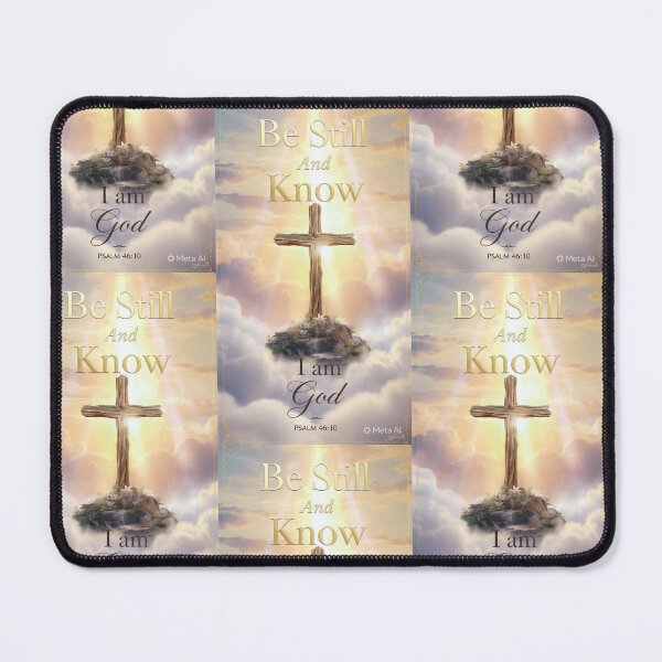 Item preview, Be Still And Know Psalm 46:10 Wooden Cross Sunrise. designed and sold by Chefrick72.