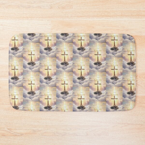 Item preview, Be Still And Know Psalm 46:10 Wooden Cross Sunrise. designed and sold by Chefrick72.