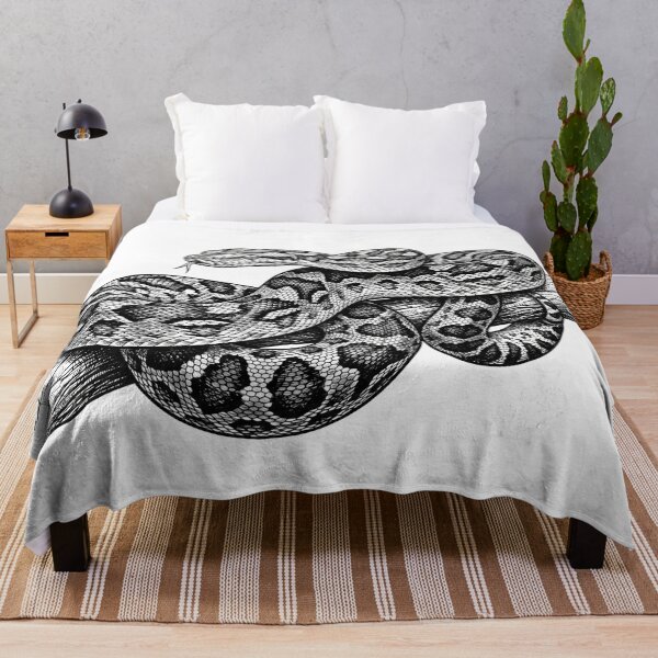 Item preview, Detailed Jungle Python Serpent Line Art Design designed and sold by Digital Duniyah.
