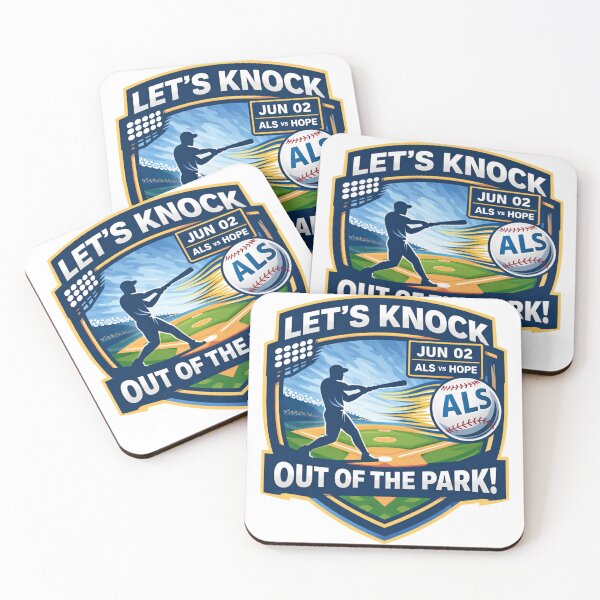 Item preview, Let’s Knock Out ALS – Baseball Awareness Design | ALS Awareness June 2 designed and sold by Mirgonhood.
