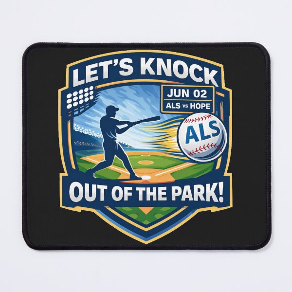 Item preview, Let’s Knock Out ALS – Baseball Awareness Design | ALS Awareness June 2 designed and sold by Mirgonhood.