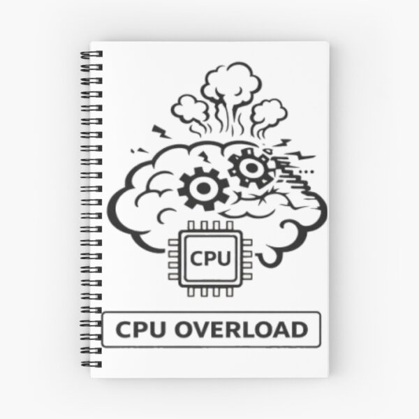 Item preview, CPU Overload Brain Funny Tech Design designed and sold by MS-DesignArt.