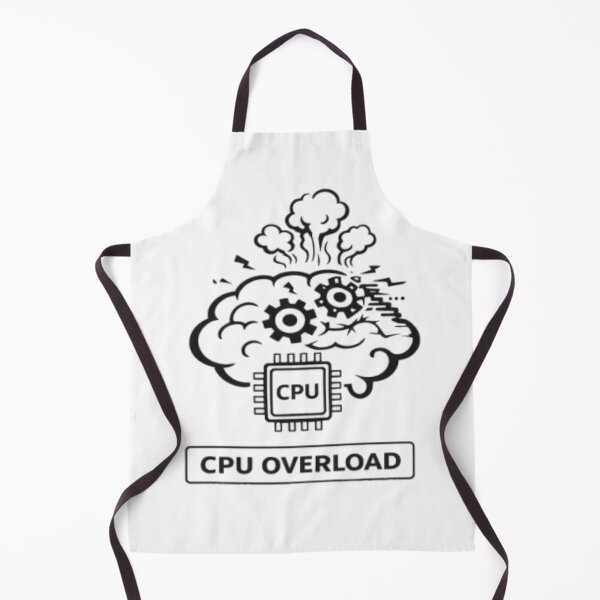 Item preview, CPU Overload Brain Funny Tech Design designed and sold by MS-DesignArt.