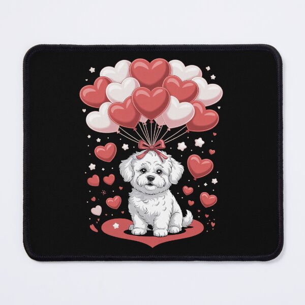 Item preview, Maltese Valentine's Day Outfit Heart Dog Lover designed and sold by BlassmausArt.