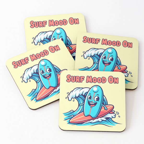 Item preview, Surf Mood On – Fun Surfboard Summer Design designed and sold by Sea Gem.