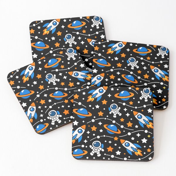 Item preview, Cute Space Pattern Rockets Astronauts Planets designed and sold by American Spirit.