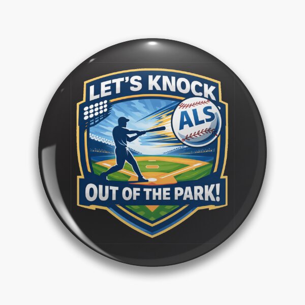 Item preview, Let’s Knock Out ALS – Baseball Awareness Design | ALS Awareness designed and sold by Mirgonhood.