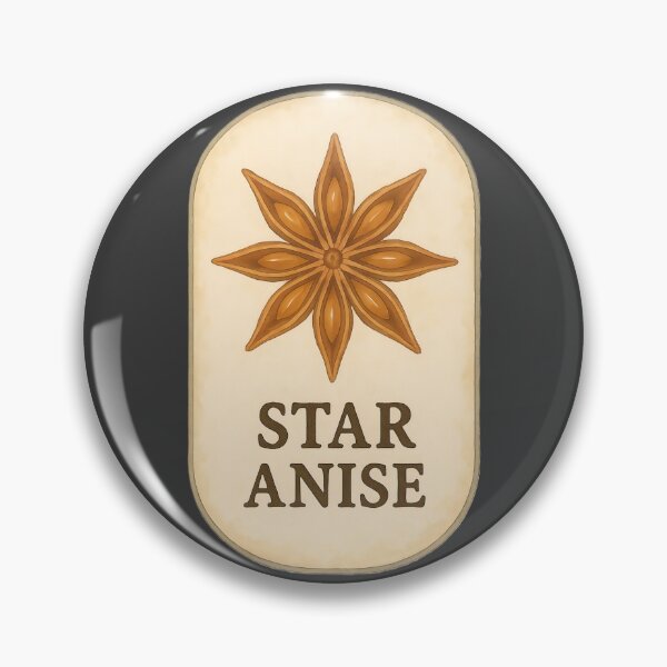 Item preview, Vintage Botanical Herb and Spice Prints: Star Anise designed and sold by PinUpPizzazz.