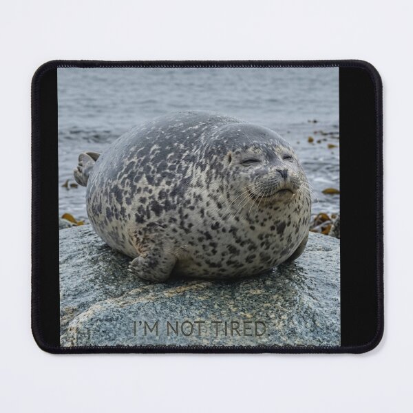 Item preview, Existentially Bored Seal - Funny Sarcastic Meme designed and sold by Fhershop.