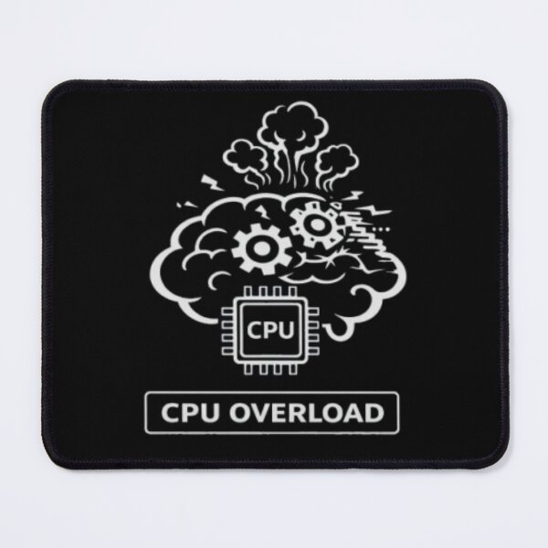 Item preview, CPU Overload Brain Funny Tech Design designed and sold by MS-DesignArt.