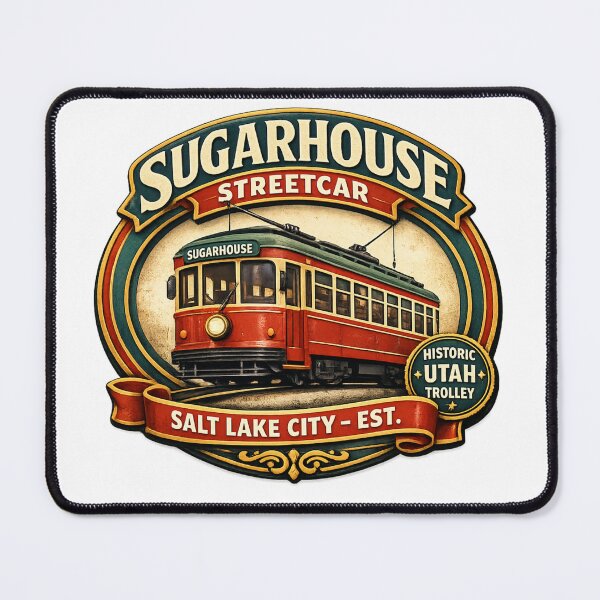 Item preview, Sugarhouse Streetcar Vintage Salt Lake Badge designed and sold by Dresut.