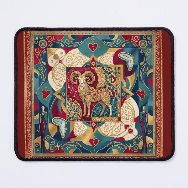 Item preview, A ram among the meadow flowers. designed and sold by Natalia-Vlad.
