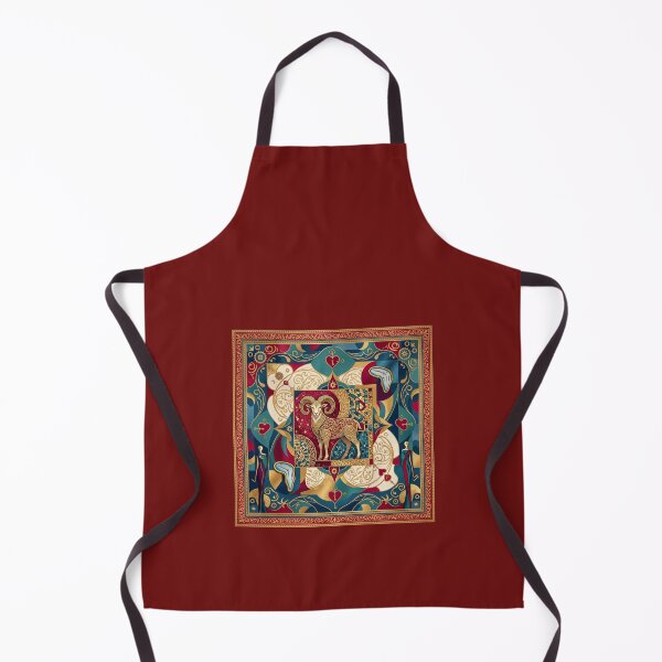 Item preview, A ram among the meadow flowers. designed and sold by Natalia-Vlad.