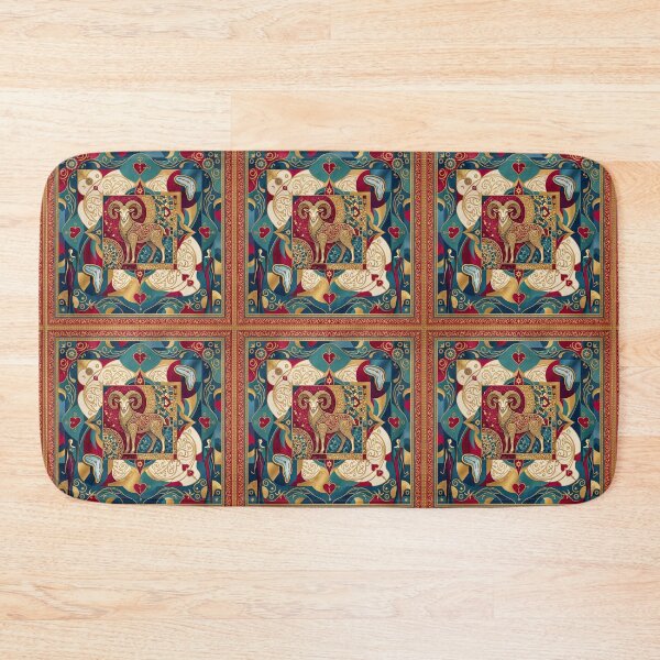 Item preview, A ram among the meadow flowers. designed and sold by Natalia-Vlad.