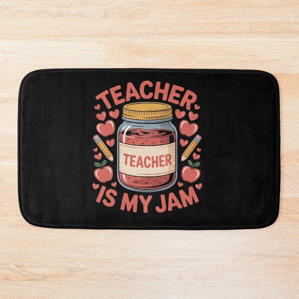 Item preview, Teacher is My Jam Cute Back to School Student Teacher designed and sold by BlassmausArt.