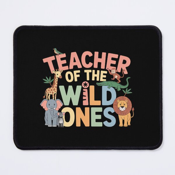 Item preview, Teacher of The Wild One's Groovy Jungle Animal Earth Day Men Women designed and sold by BlassmausArt.