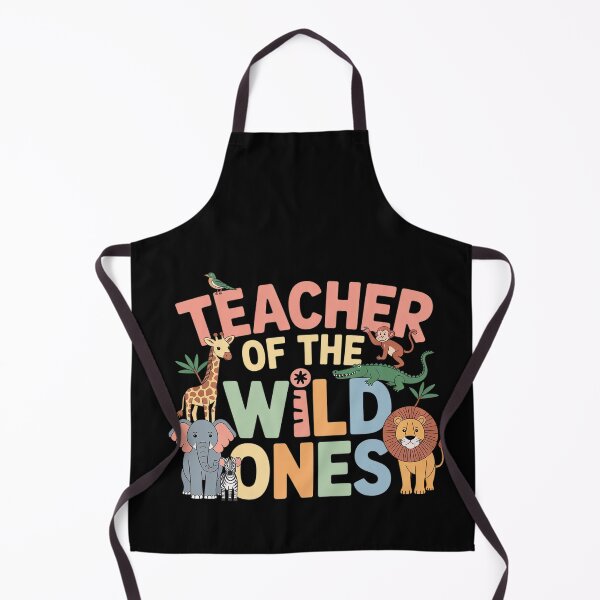 Item preview, Teacher of The Wild One's Groovy Jungle Animal Earth Day Men Women designed and sold by BlassmausArt.