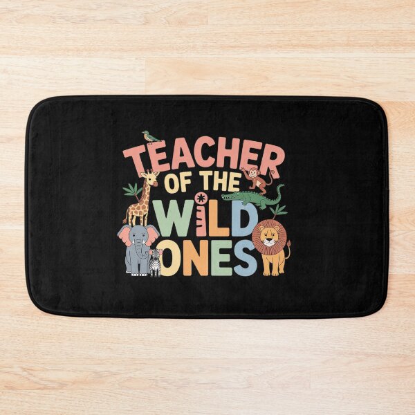Item preview, Teacher of The Wild One's Groovy Jungle Animal Earth Day Men Women designed and sold by BlassmausArt.