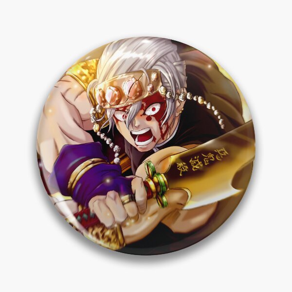 Item preview, Tengen Uzui Demon Slayer Golden Flash Charge designed and sold by TanglenRabbit.