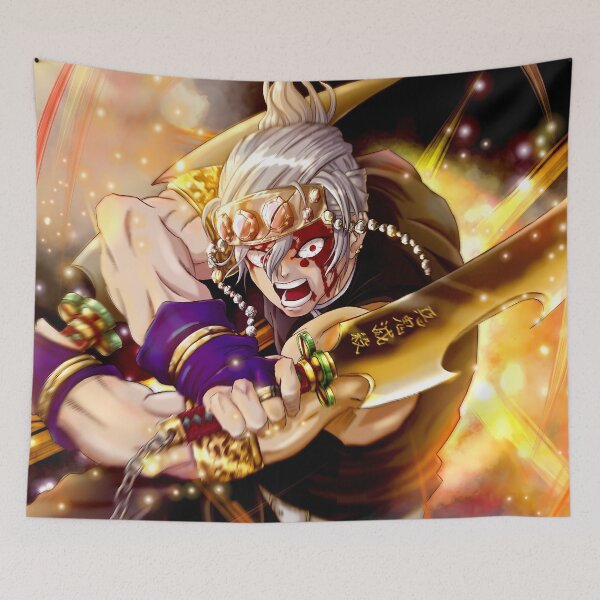 Item preview, Tengen Uzui Demon Slayer Golden Flash Charge designed and sold by TanglenRabbit.