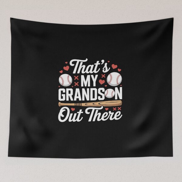 Item preview, That's My Grandson Out There Baseball Grandma Mother's Day designed and sold by BlassmausArt.